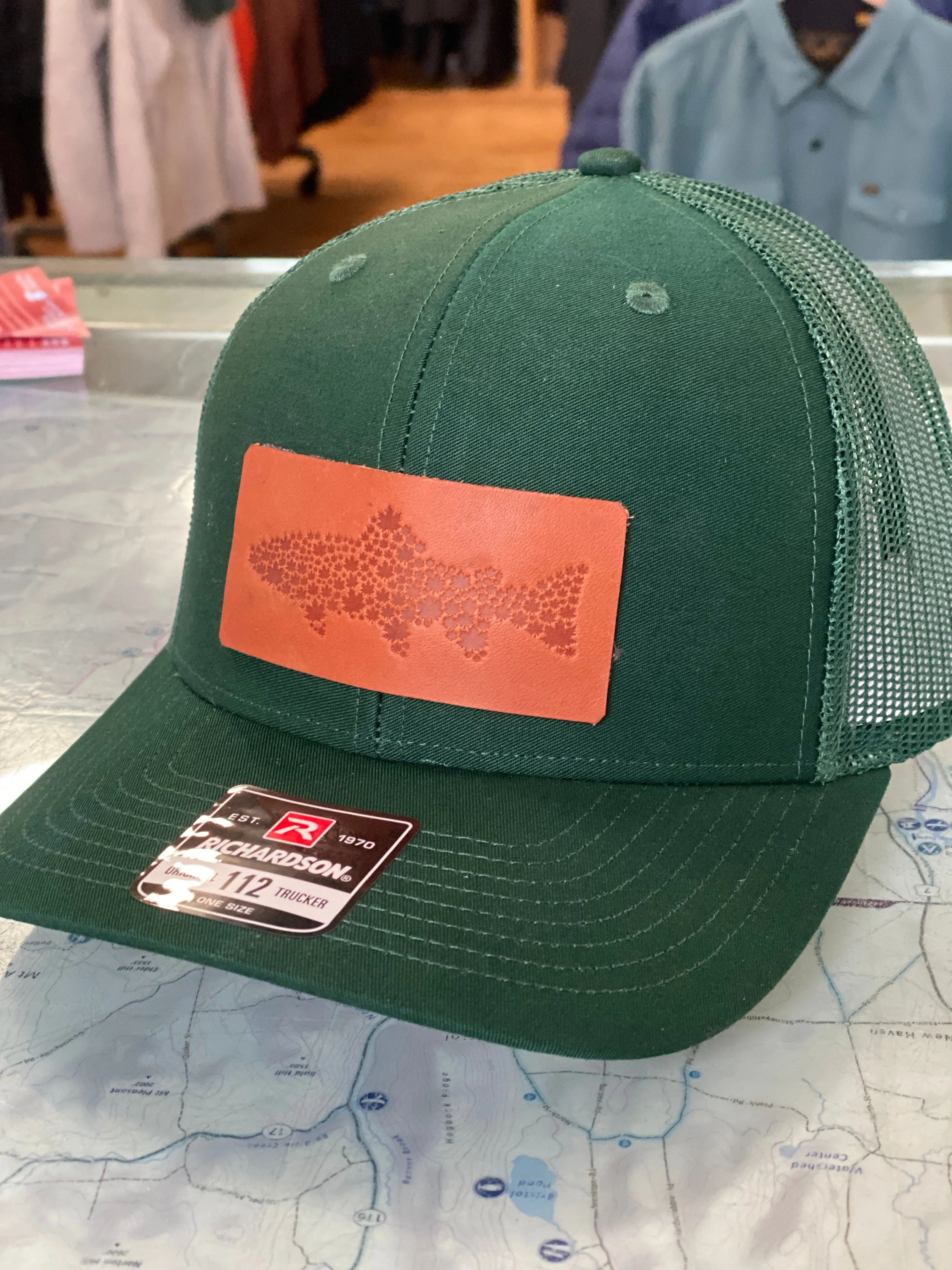 GMA Maple Leaf Trout Trucker Hat