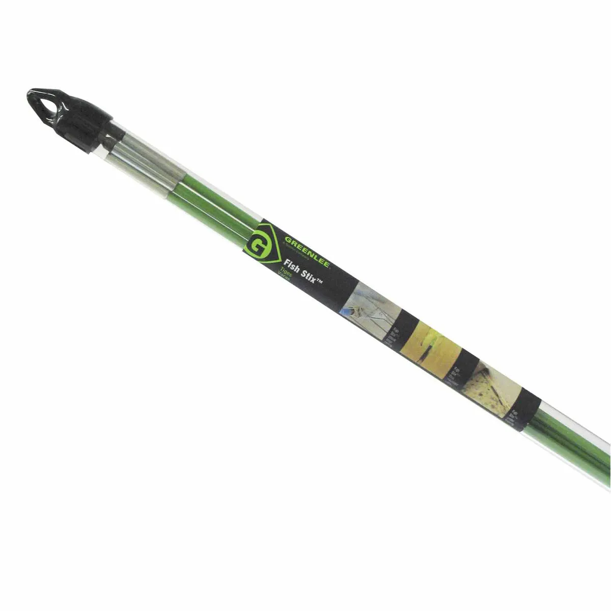 Greenlee 540-24 24' Fish Stix Kit with Bullet Nose and J Hook Threaded Tips