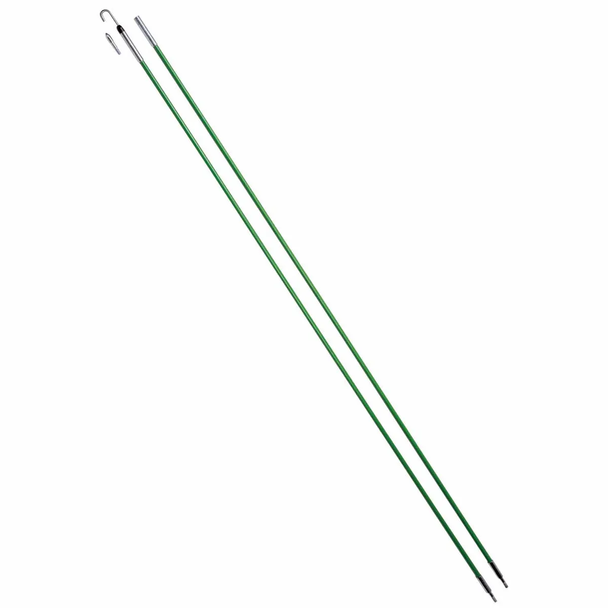 Greenlee 540-24 24' Fish Stix Kit with Bullet Nose and J Hook Threaded Tips