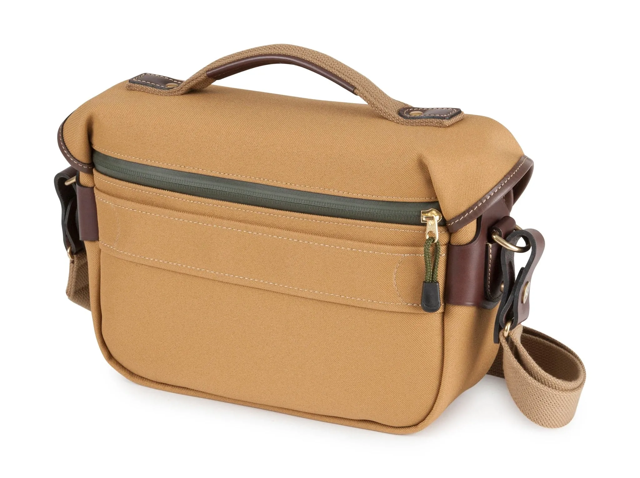 Hadley Small Pro Camera Bag - Khaki FibreNyte / Chocolate Leather