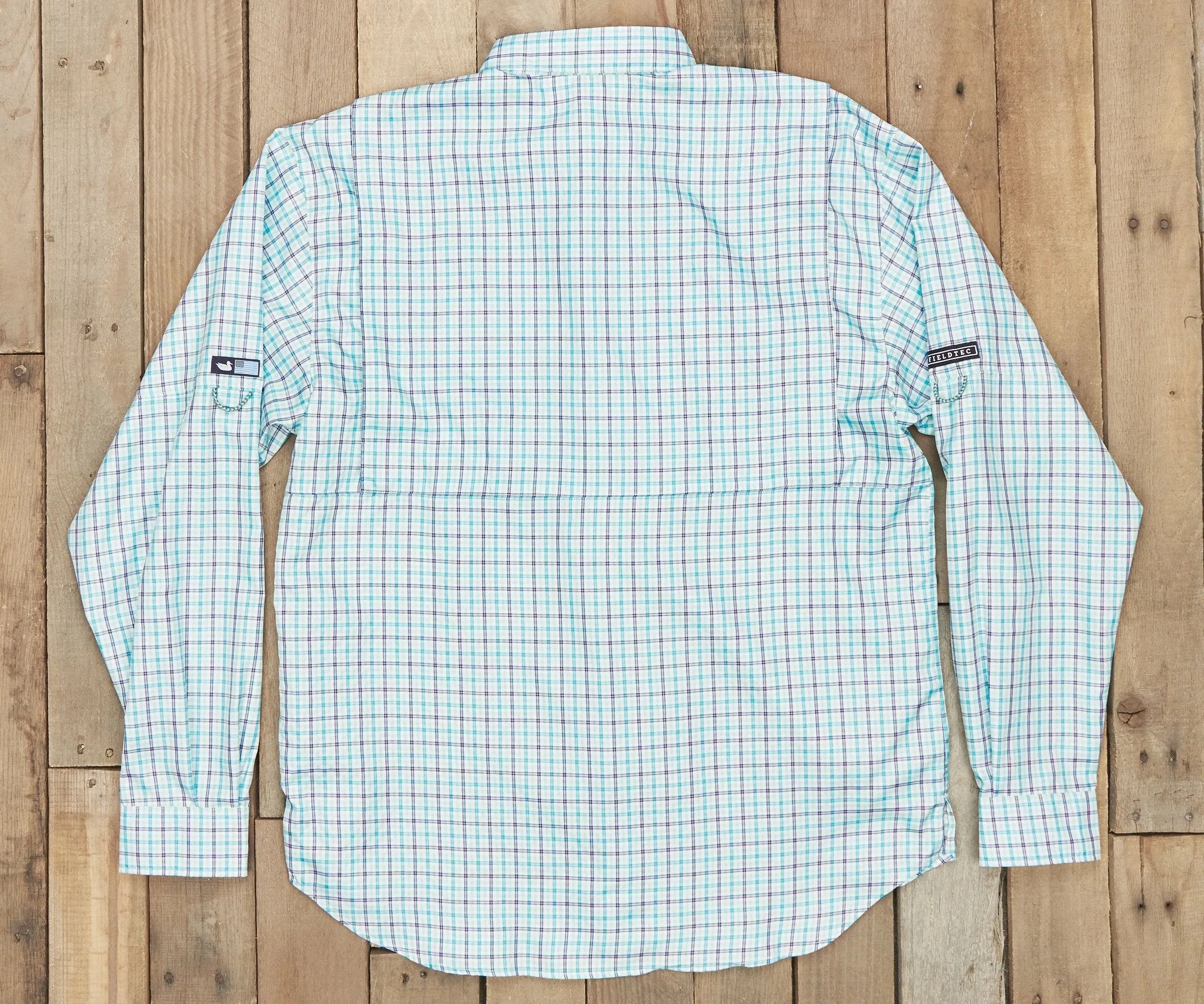 Harbor Cay Fishing Shirt - Abaco Grid