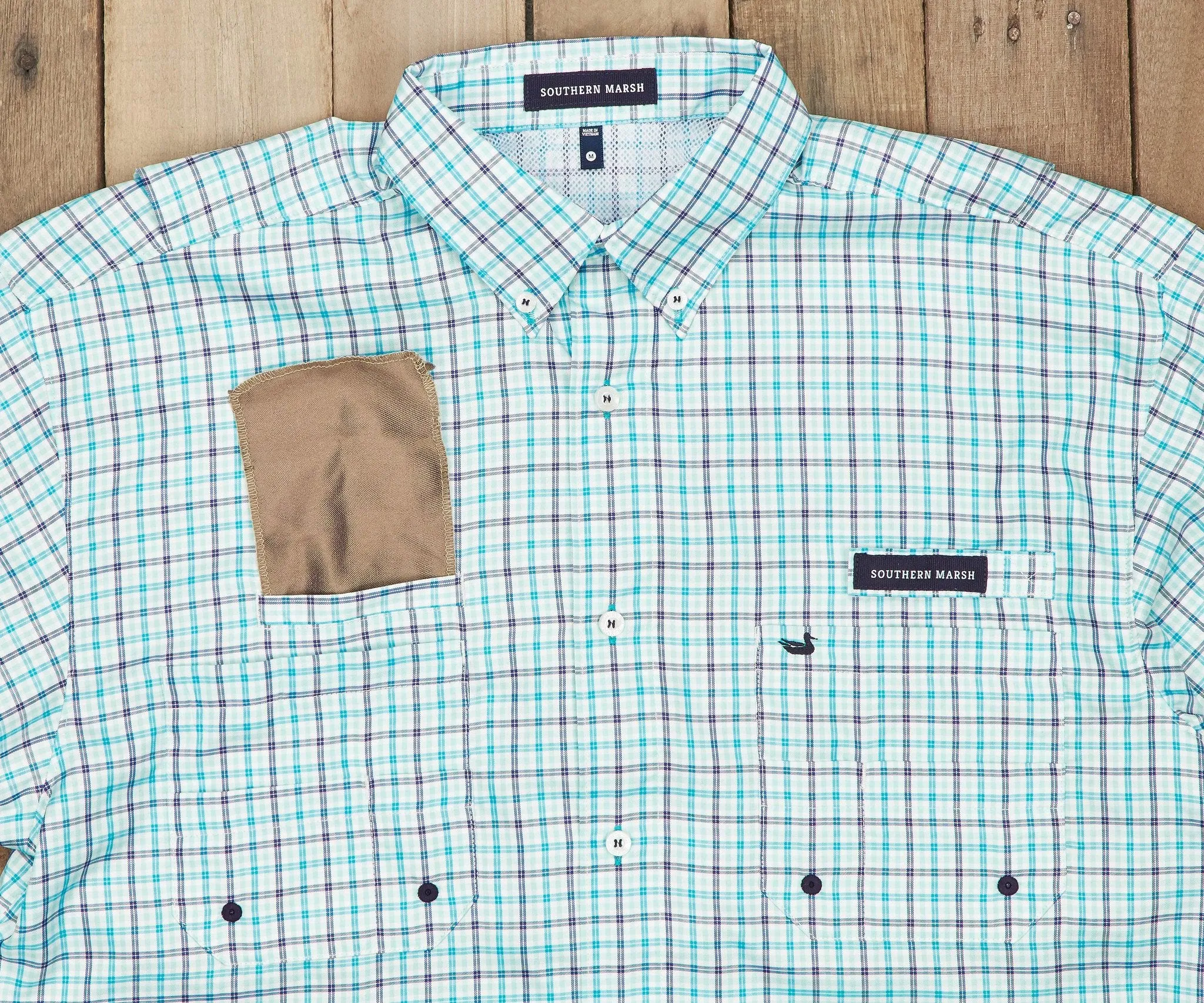 Harbor Cay Fishing Shirt - Abaco Grid