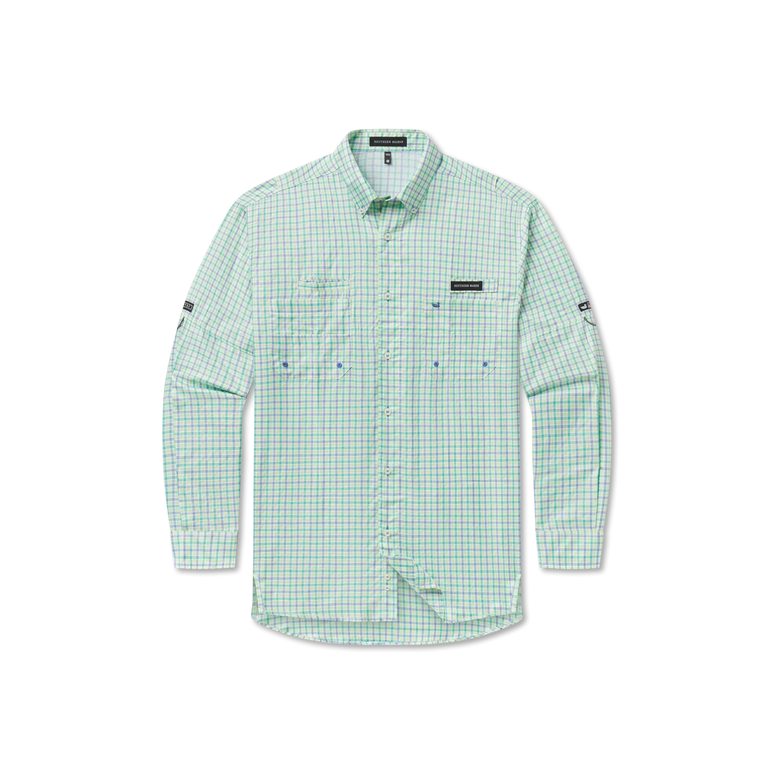 Harbor Cay Fishing Shirt - Abaco Grid