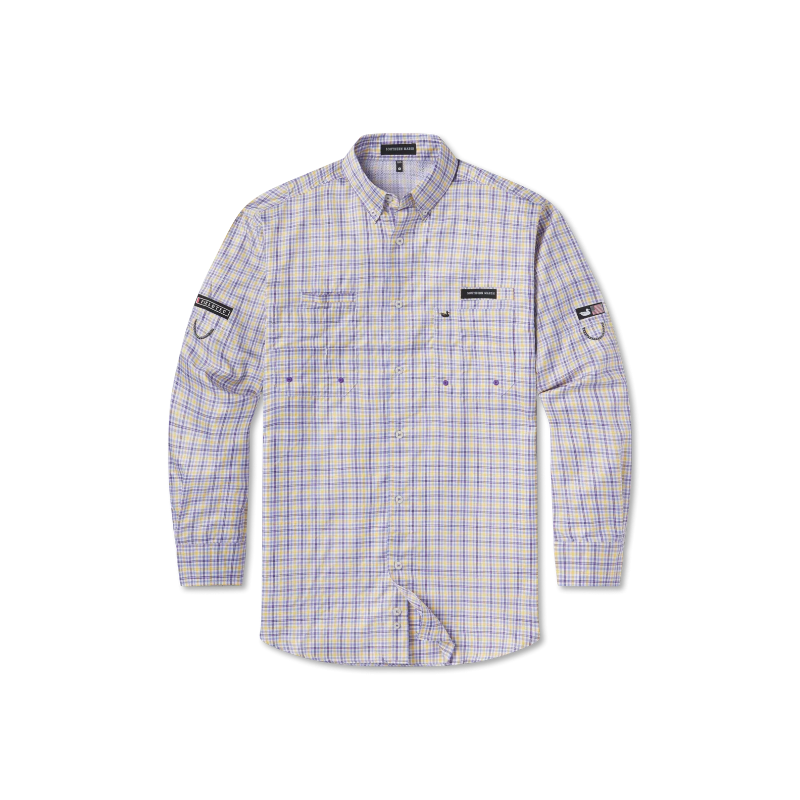 Harbor Cay Fishing Shirt - Abaco Grid