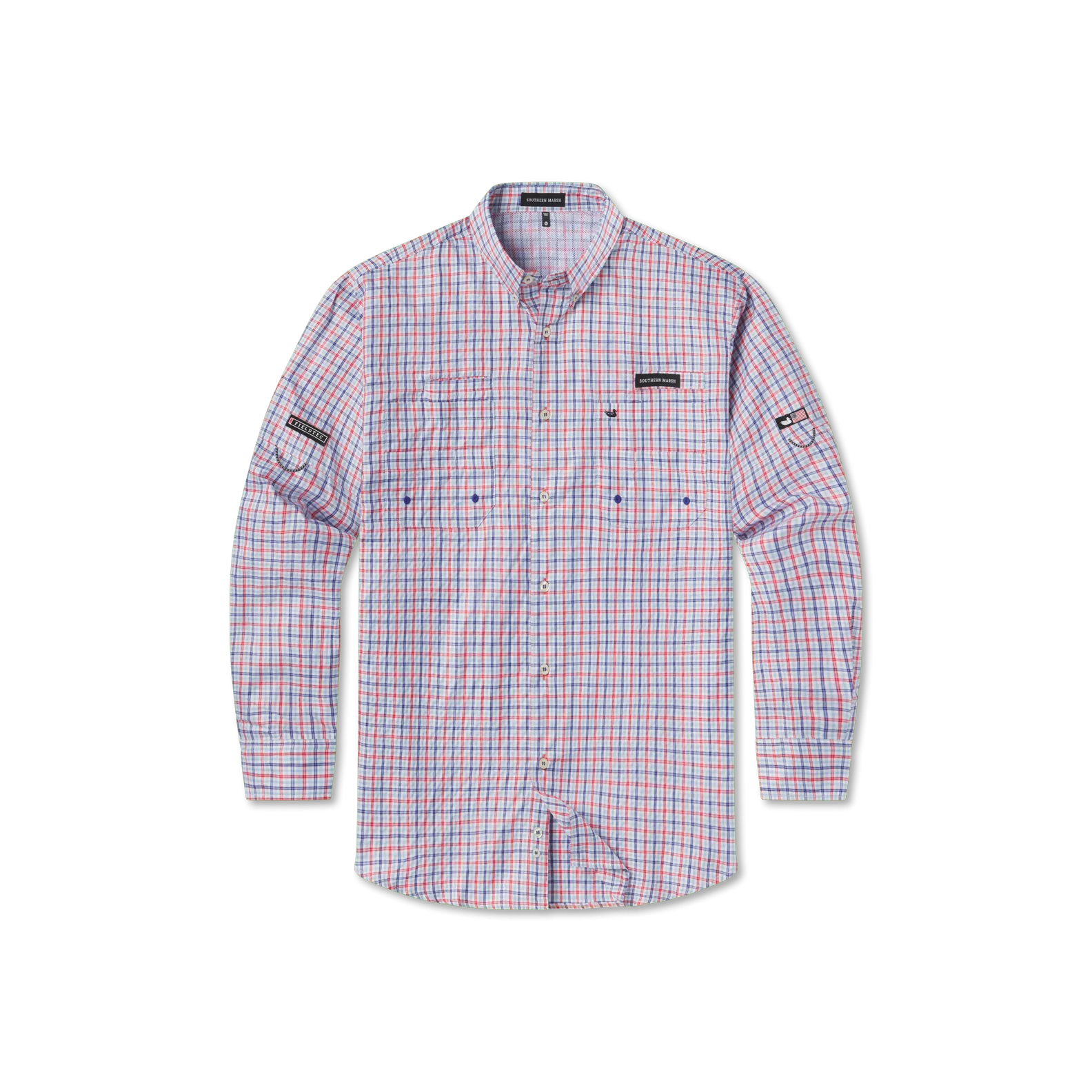 Harbor Cay Fishing Shirt - Abaco Grid