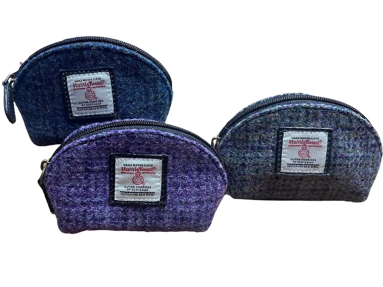 Harris Tweed Coin Purse - Thistle Melange