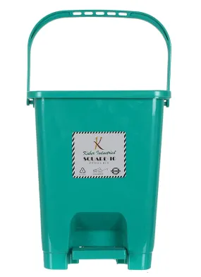 Heart Home Plastic Swing-Top Lid Dustbin For Home/Kitchen/Office, 12 Ltr (Green) (HS39HEARTH023044)