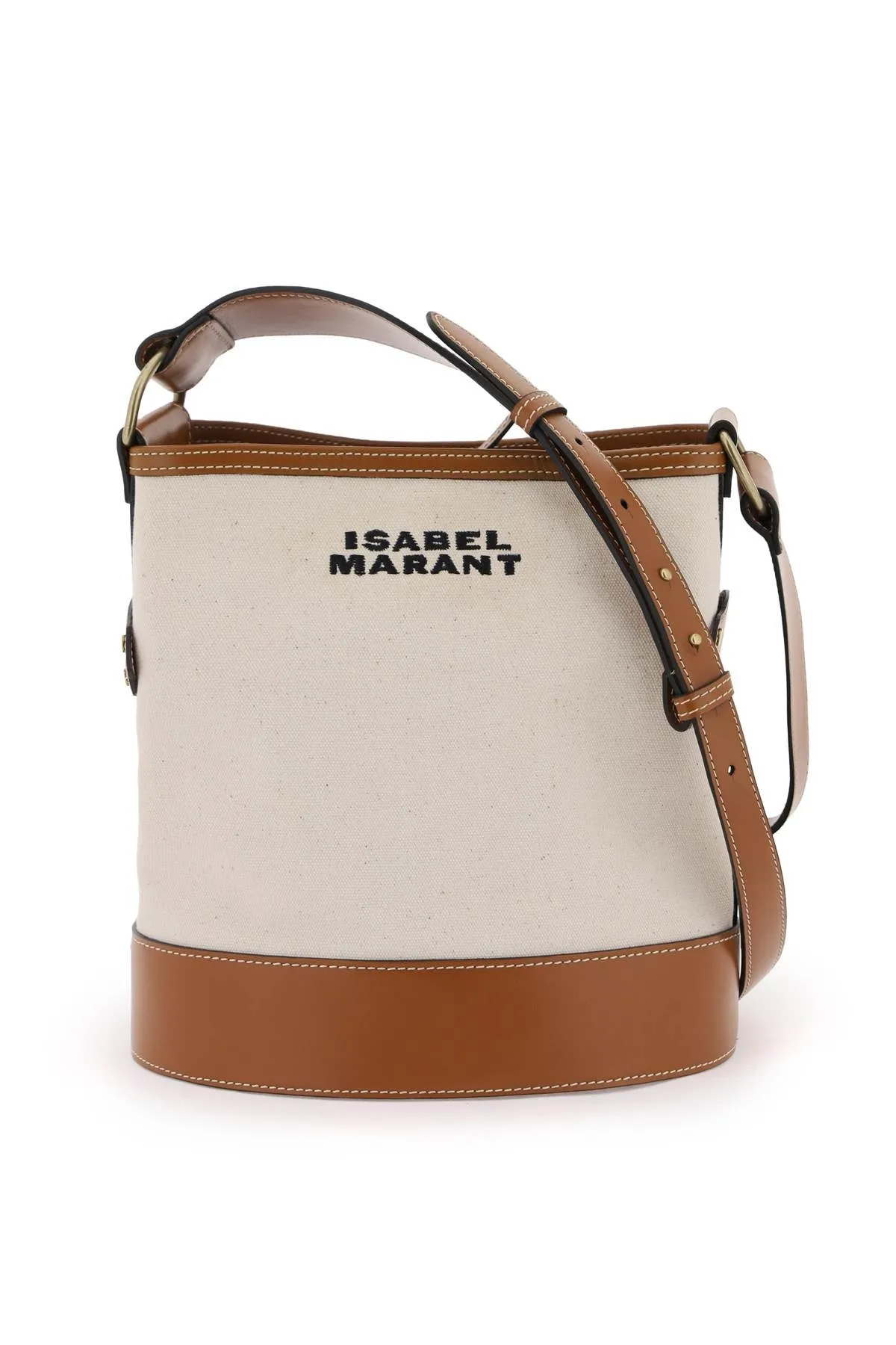 Isabel marant cotton canvas shoulder bag