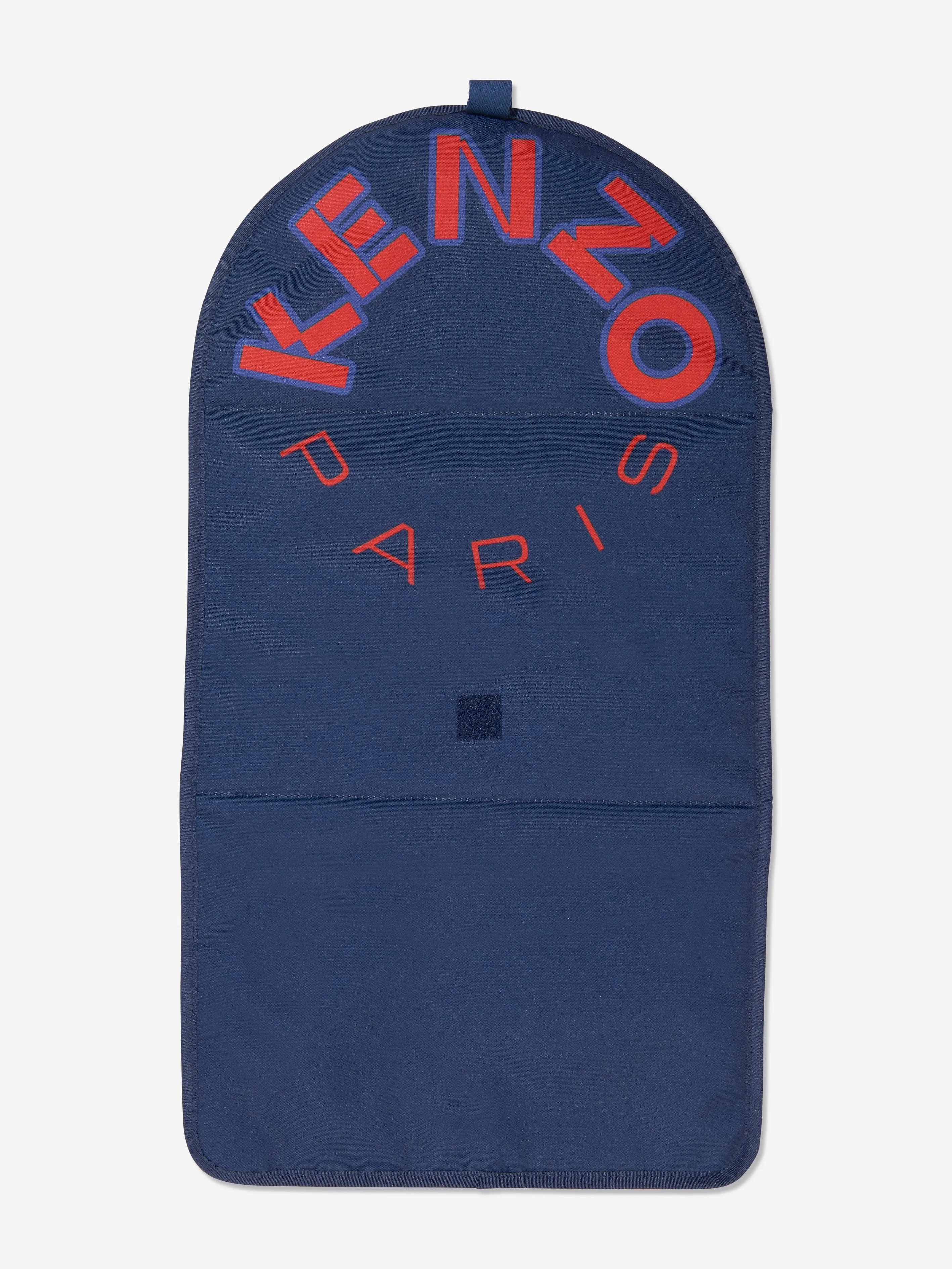 KENZO Baby Logo Changing Bag in Navy