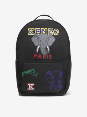 KENZO Kids Logo Backpack in Grey