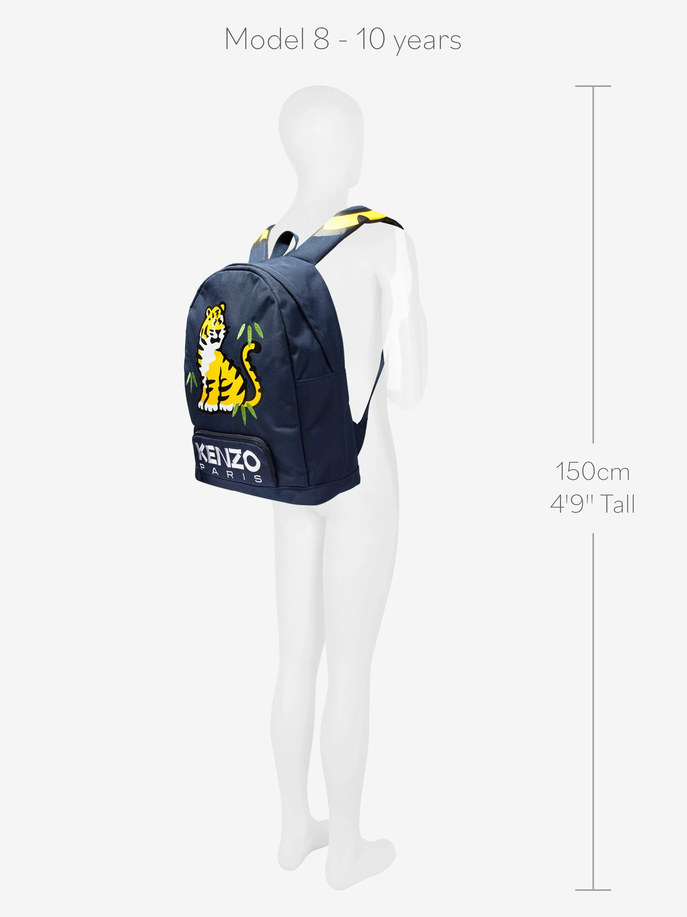 KENZO Kids Tiger Backpack in Navy