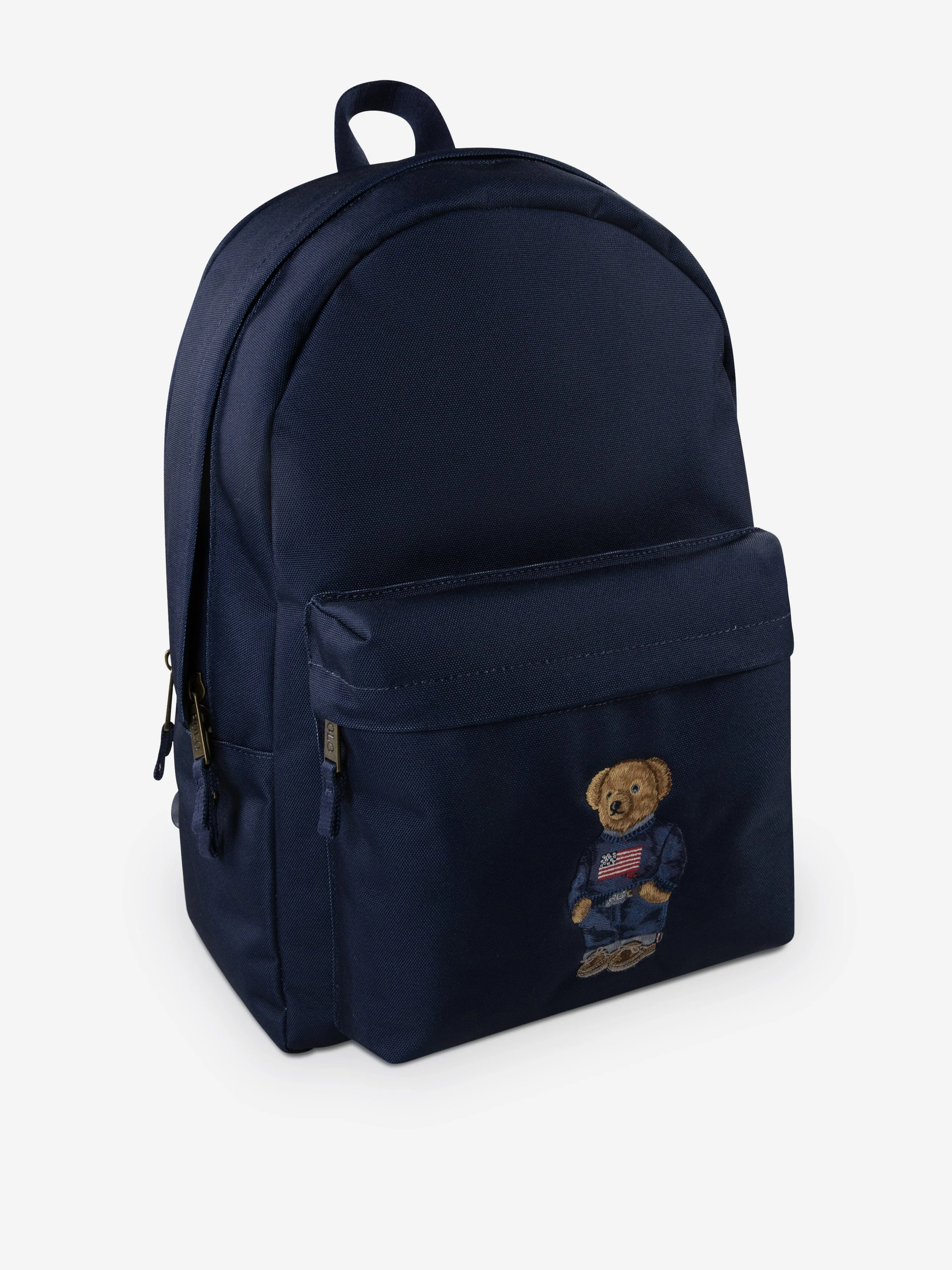 Kids Polo Bear Backpack in Navy (35.5cm)