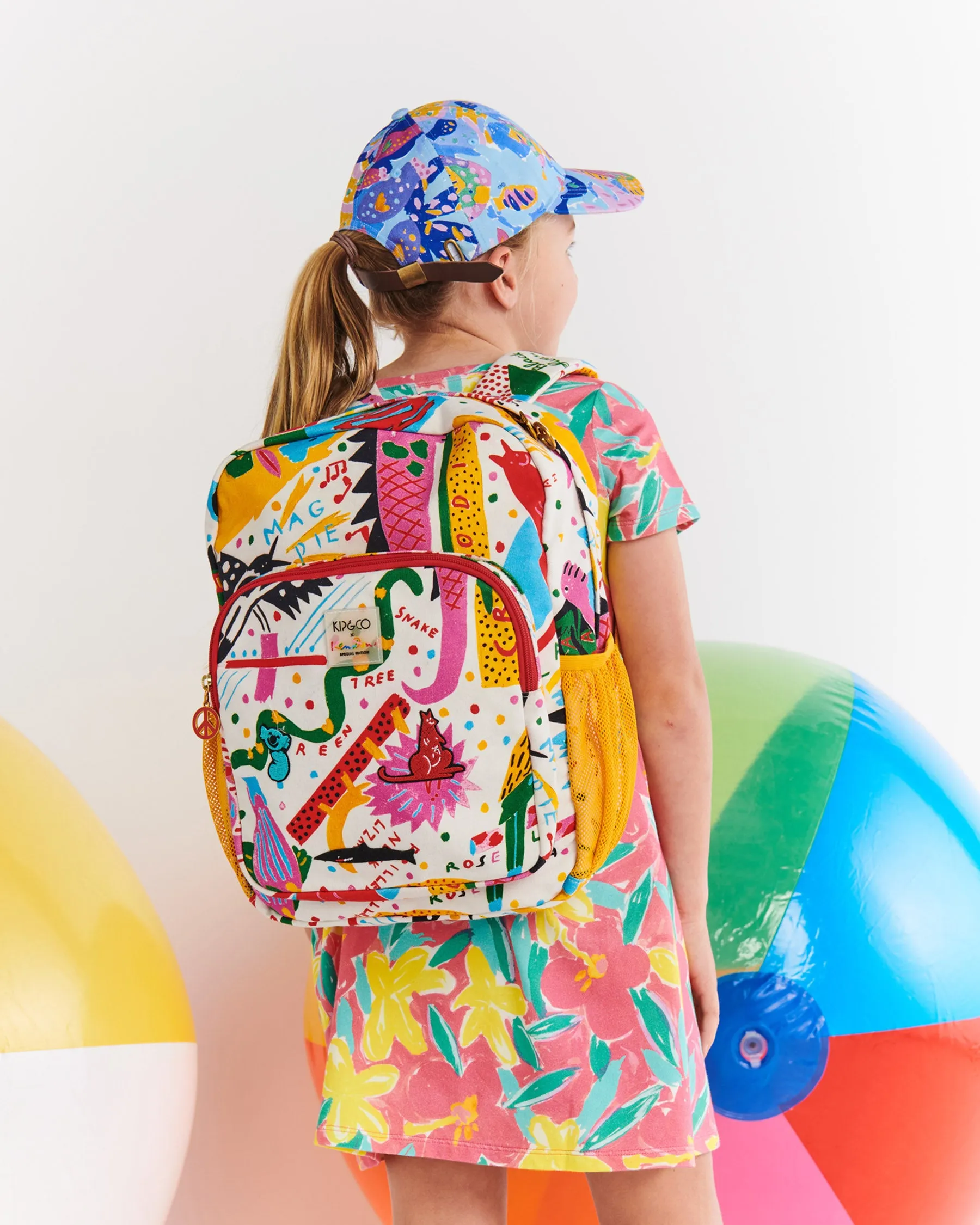 Kip&Co x Ken Done Critter Party Backpack