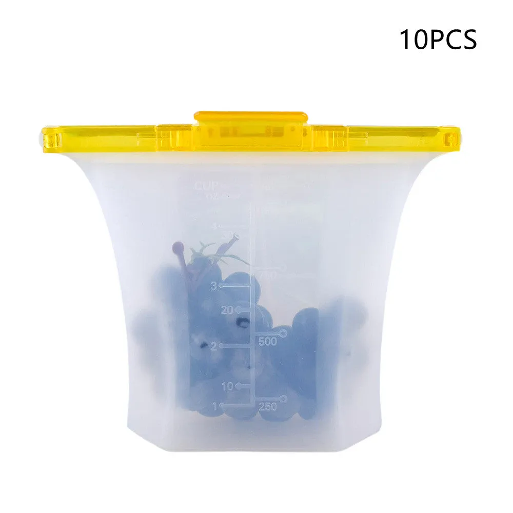 Kitchen Refrigerator Silicone Food Storage Bag