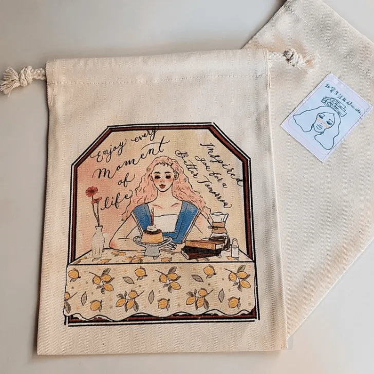 LDV Drawstring Bag: Old-school afternoon tea party