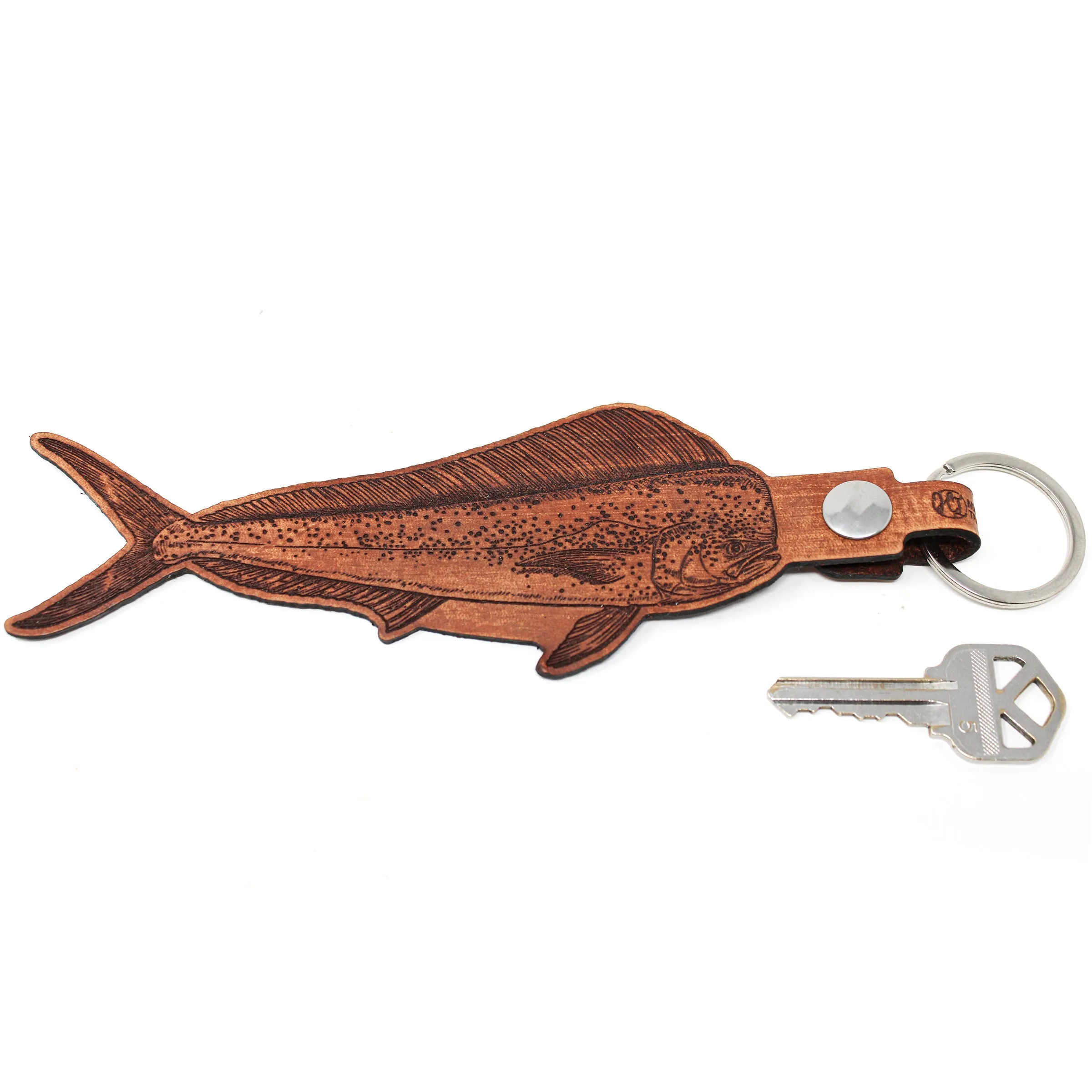 Leather Keychain - Large Mahi Keychain