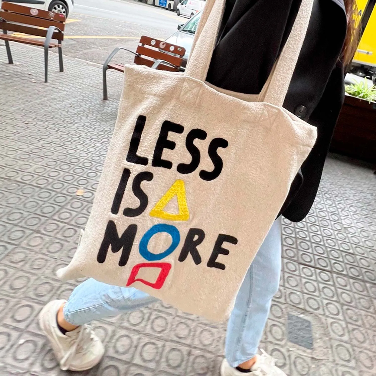 Less Is More Tote Bag