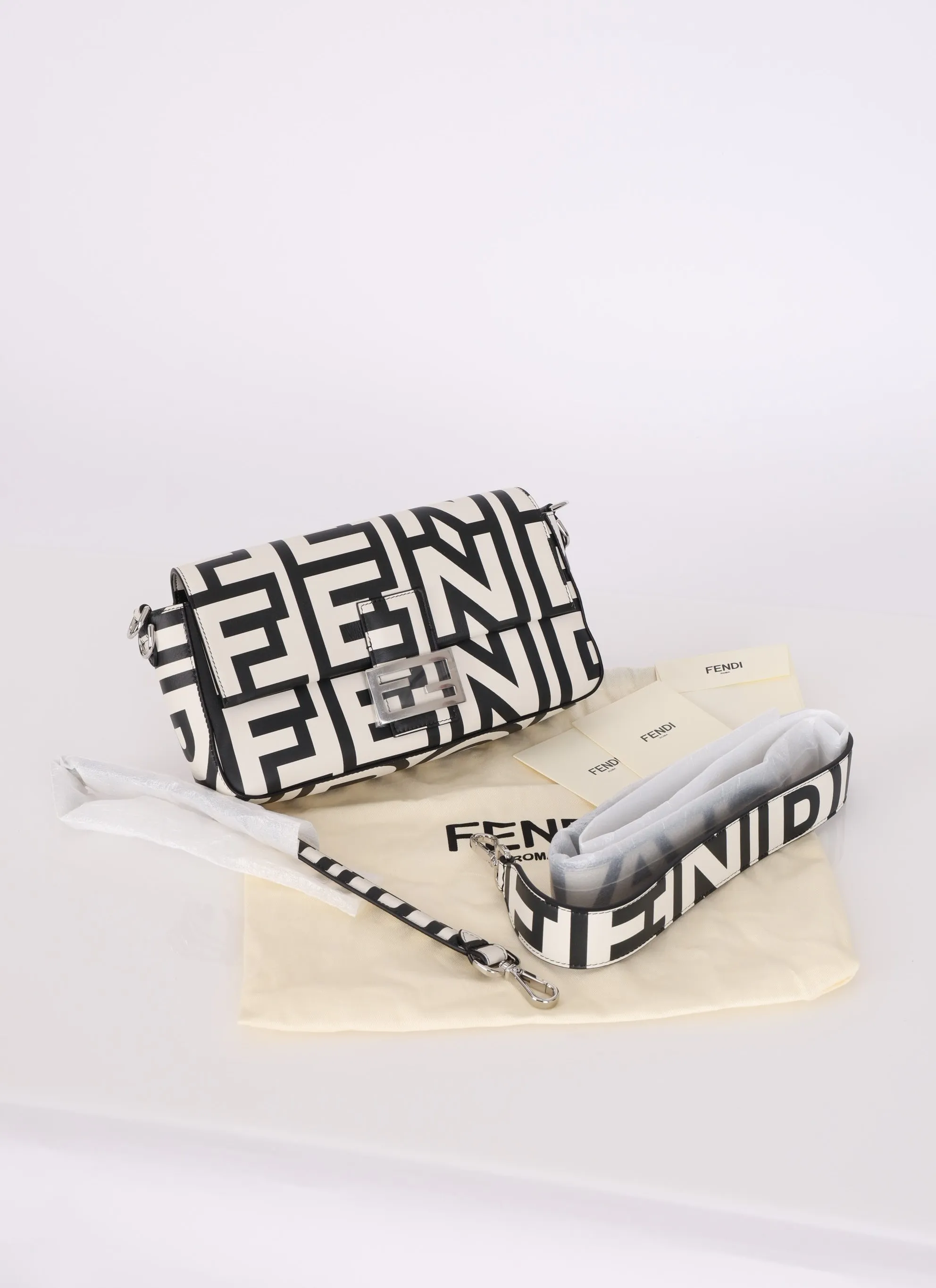 Limited Edition Fendi x Marc Jacobs 2023 Leather Baguette