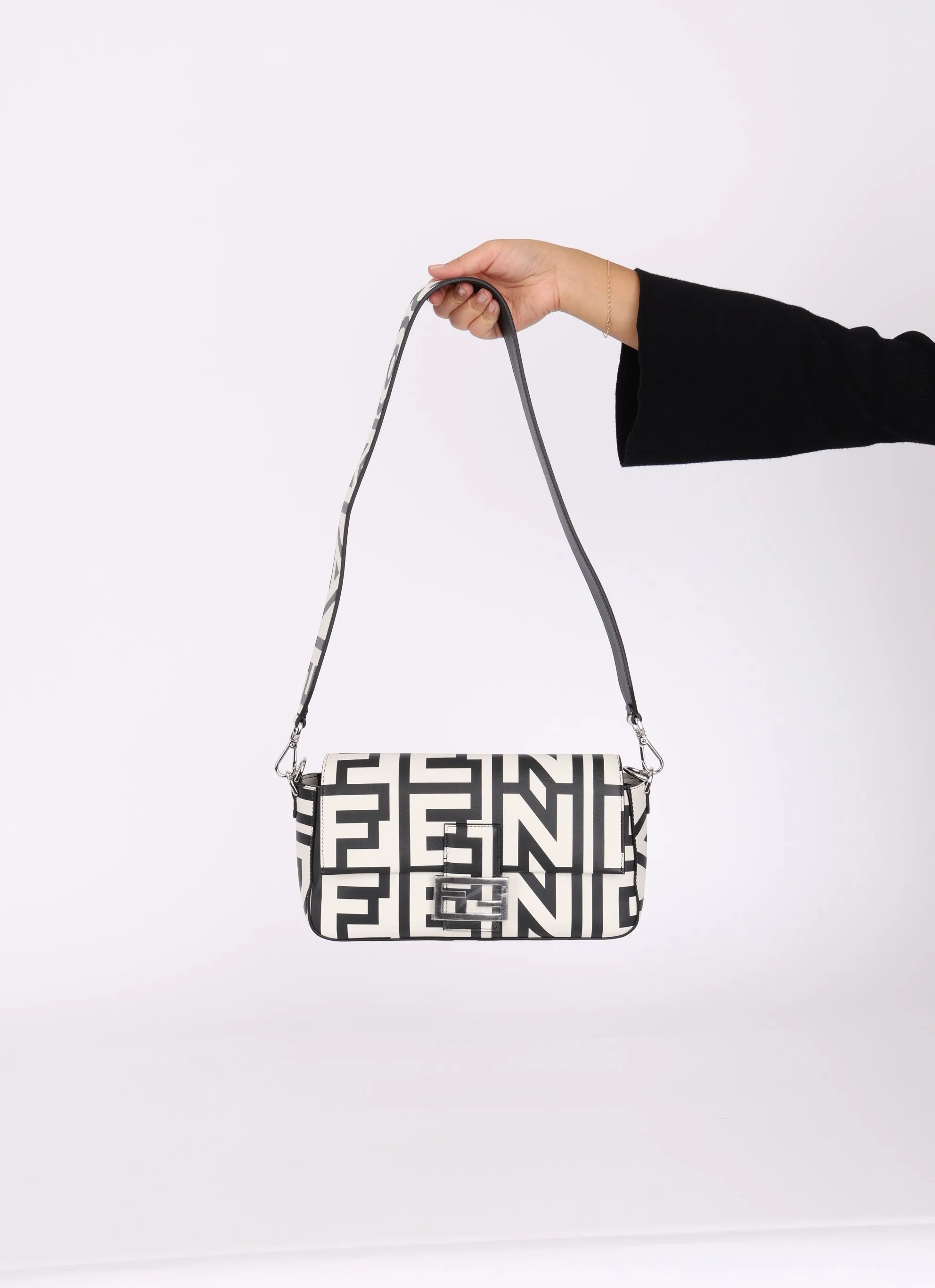 Limited Edition Fendi x Marc Jacobs 2023 Leather Baguette