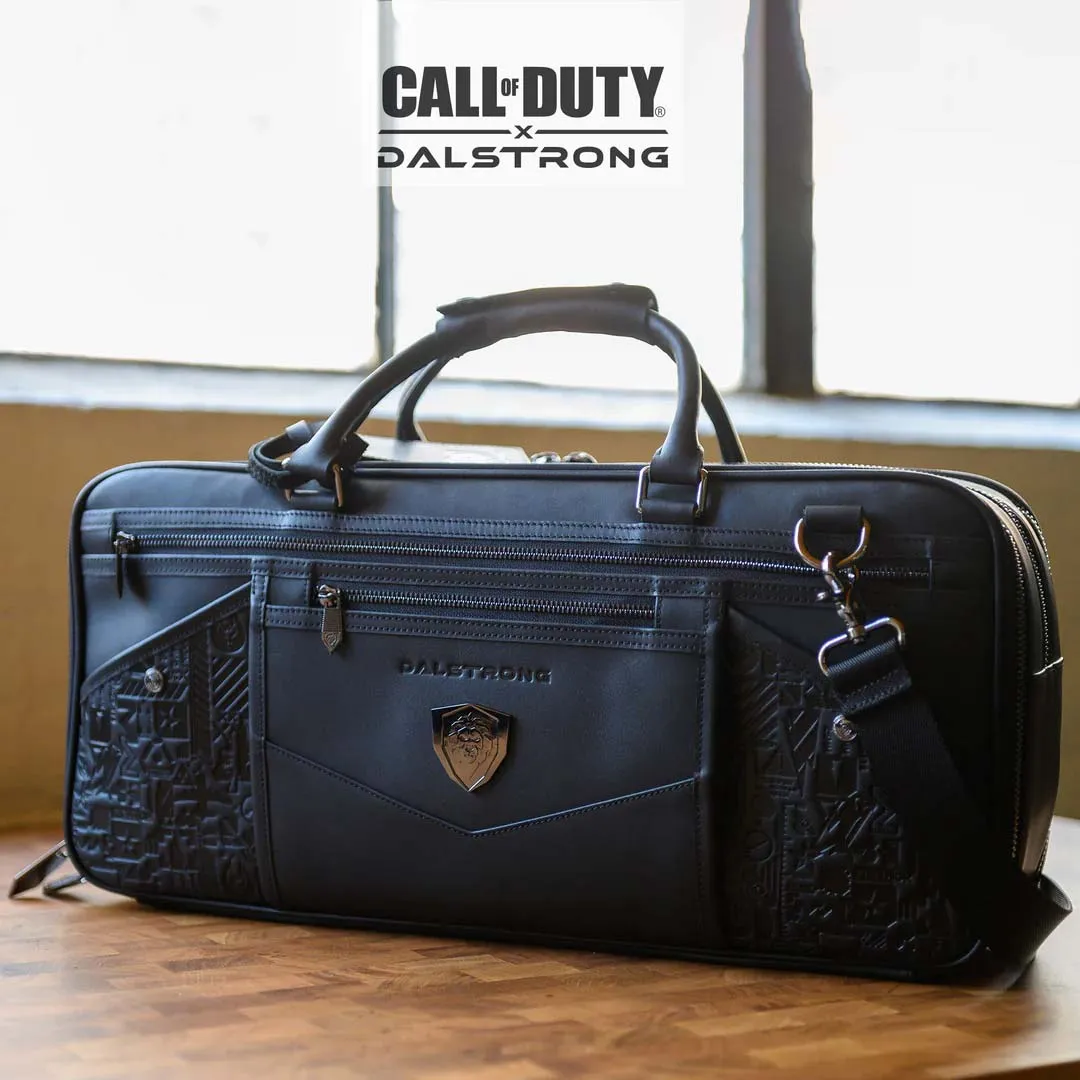 Limited Edition Leather Knife Bag | Call of Duty © Edition | Black Genuine Leather | EXCLUSIVE COLLECTOR BAG | Dalstrong ©