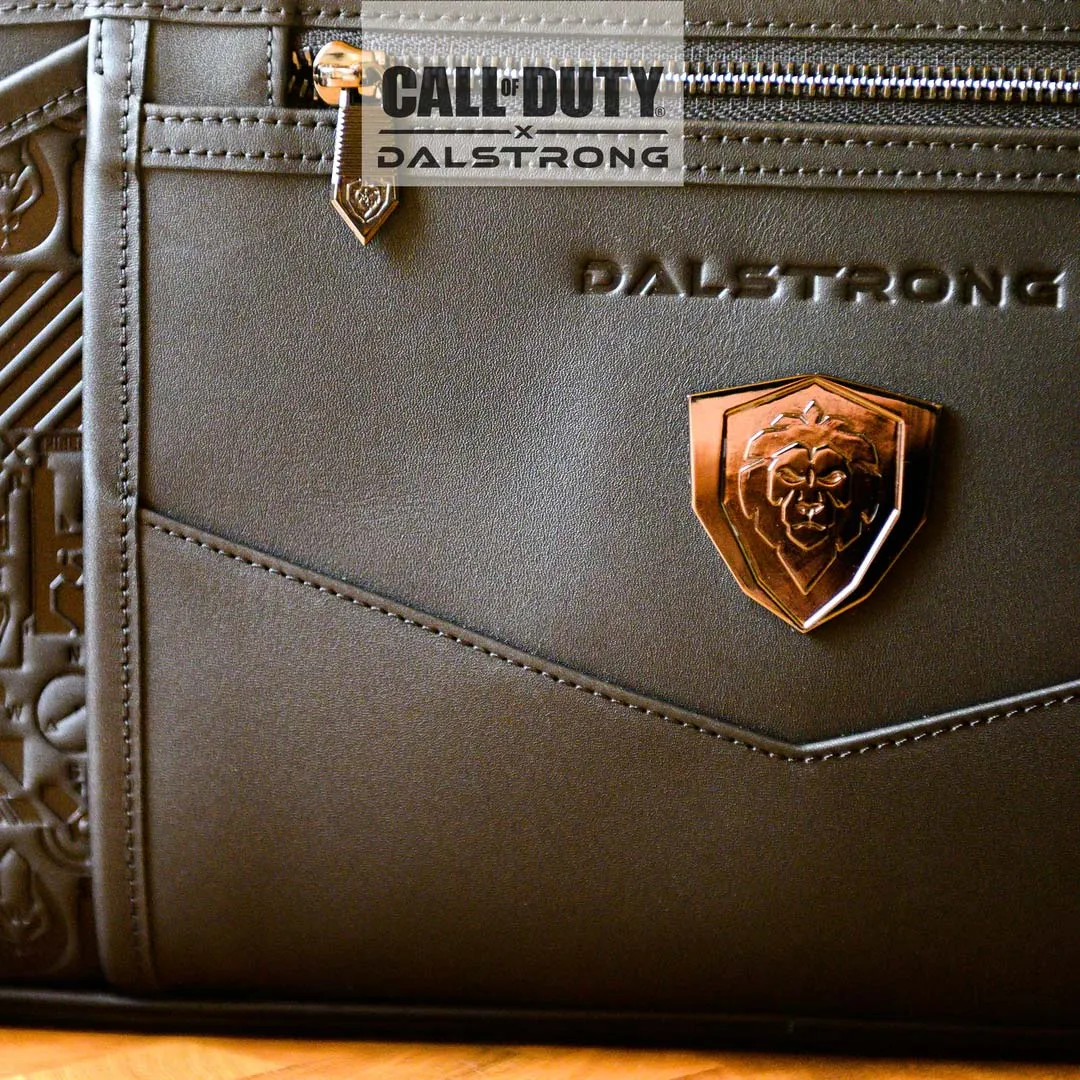 Limited Edition Leather Knife Bag | Call of Duty © Edition | Black Genuine Leather | EXCLUSIVE COLLECTOR BAG | Dalstrong ©