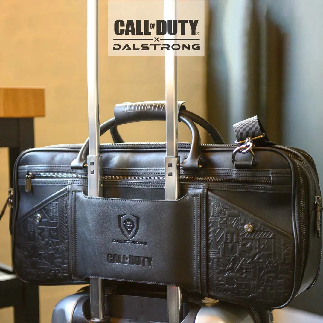 Limited Edition Leather Knife Bag | Call of Duty © Edition | Black Genuine Leather | EXCLUSIVE COLLECTOR BAG | Dalstrong ©