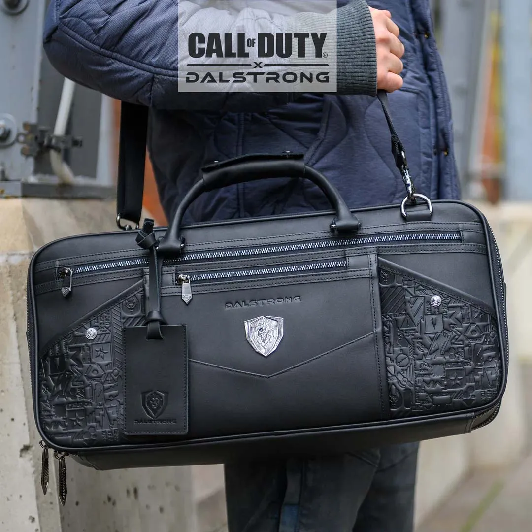 Limited Edition Leather Knife Bag | Call of Duty © Edition | Black Genuine Leather | EXCLUSIVE COLLECTOR BAG | Dalstrong ©