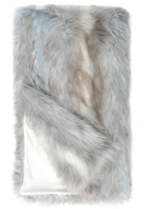 Limited Edition Siberian Fox Faux Fur Throw