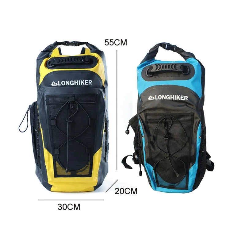 LONGHIKER Outdoor Diving Fin Backpack Drifting Swimming Fishing Ski Bag(Blue)