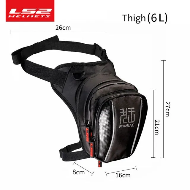 LS2 LEG BAG CARBON GRAIN BLACK