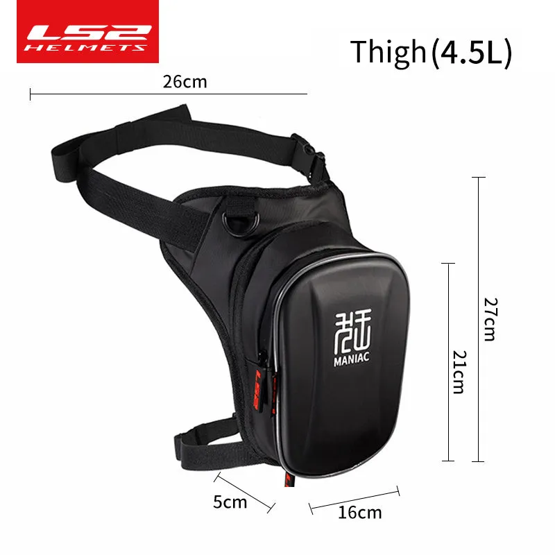 LS2 LEG BAG CARBON GRAIN BLACK