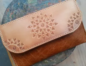 Mandala Leather Purse