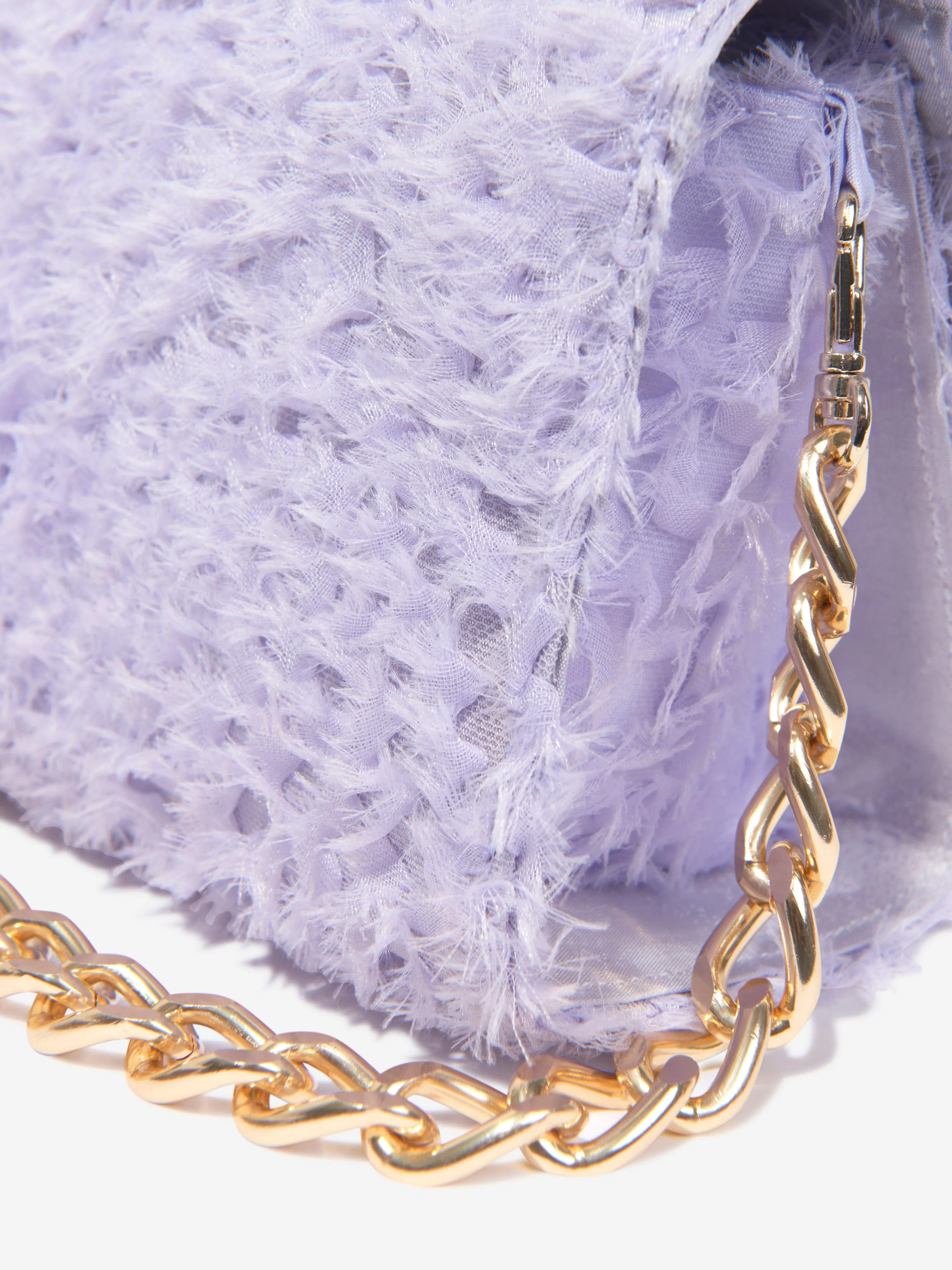 Marchesa Girls Chain Embellished Mini Bag in Purple (20cm)