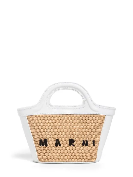 Marni Junior   Tropicalia top handle bag w/ logo 