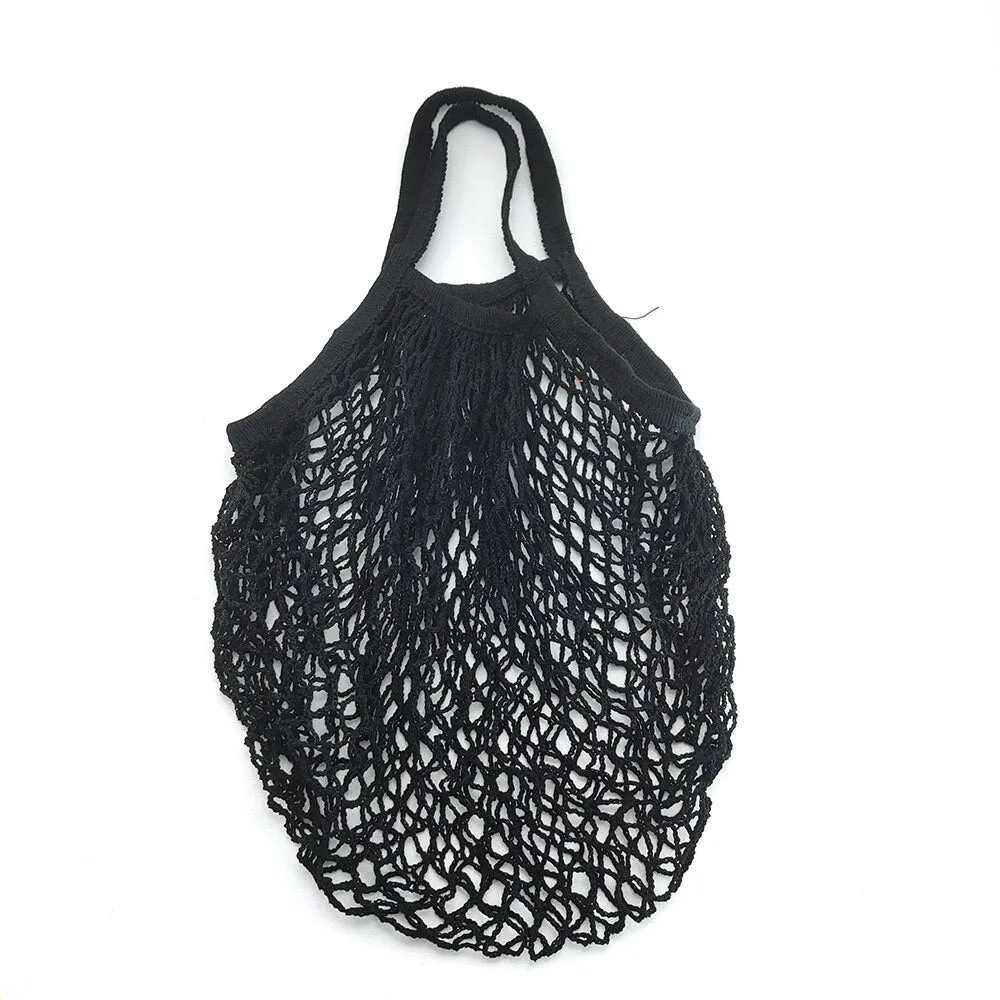 Mesh Shopping Bag Reusable Woven String Handbag | Plastic Free Bags