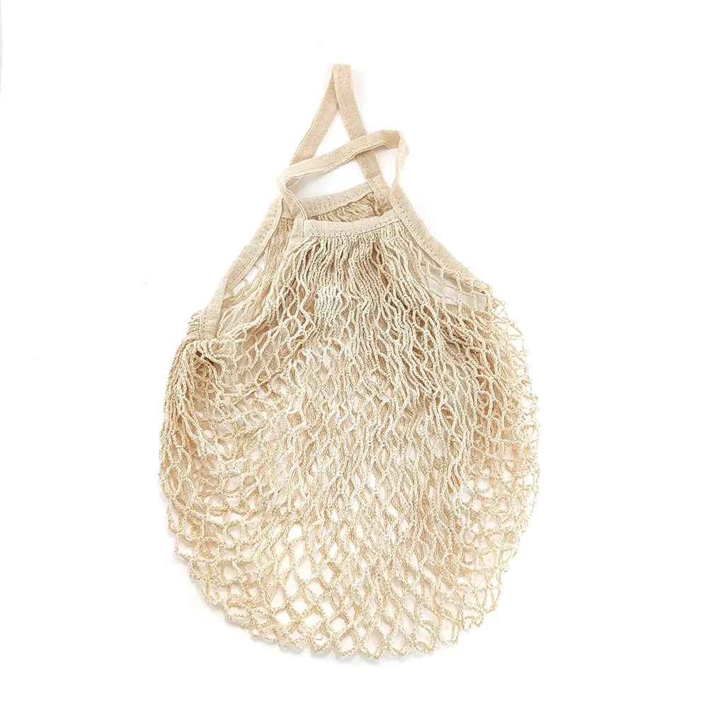 Mesh Shopping Bag Reusable Woven String Handbag | Plastic Free Bags