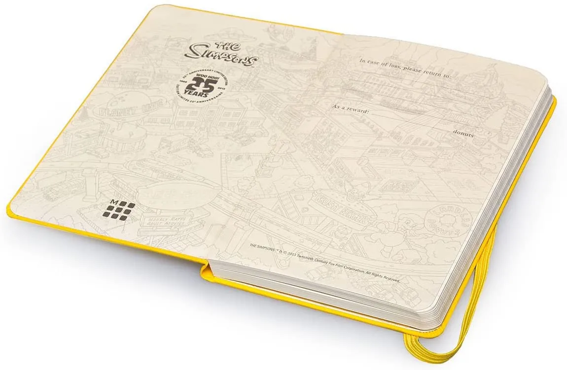 Moleskine Limited Edition The Simpsons Ruled Notebook Pocket