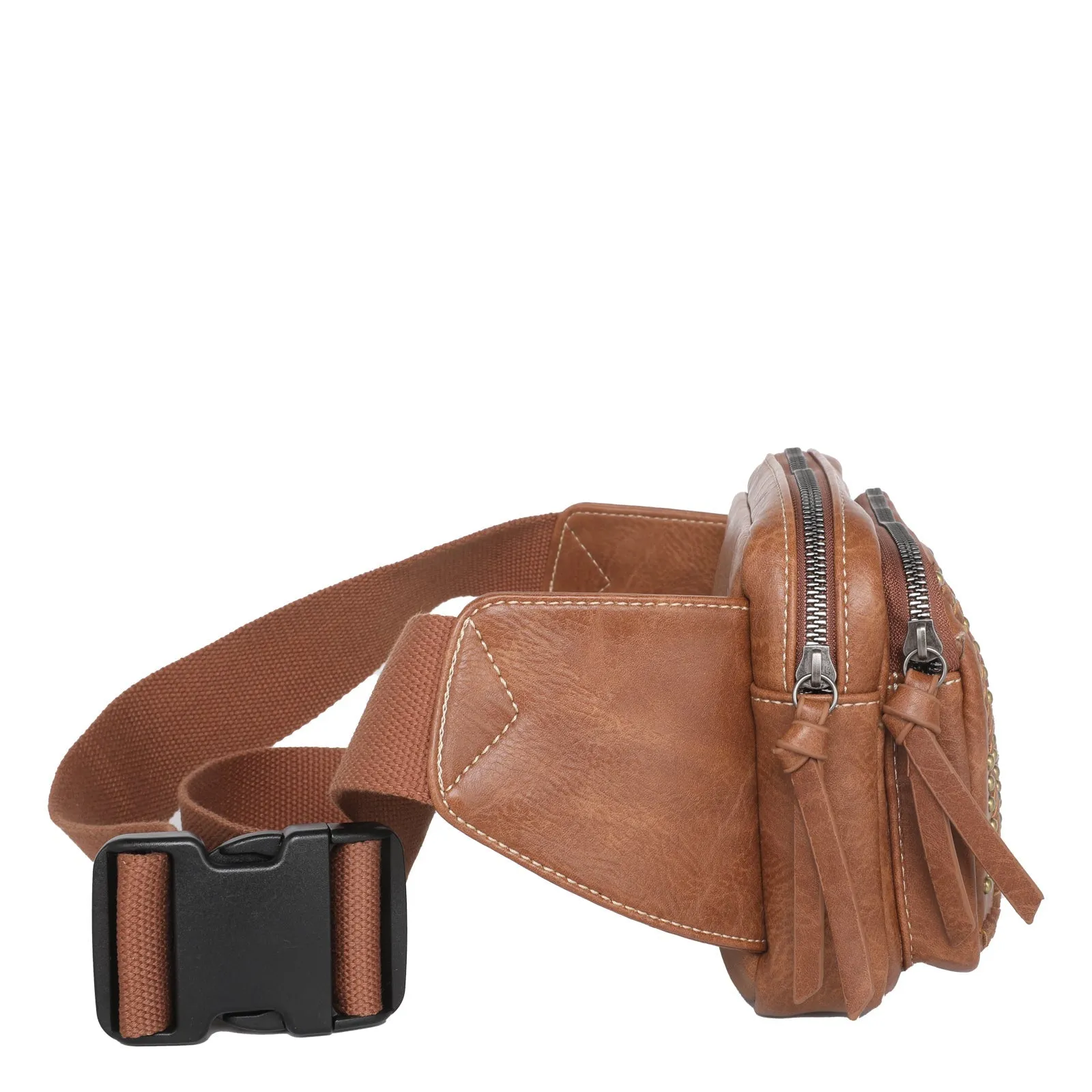 Montana West Whipstitch Collection Fanny Pack