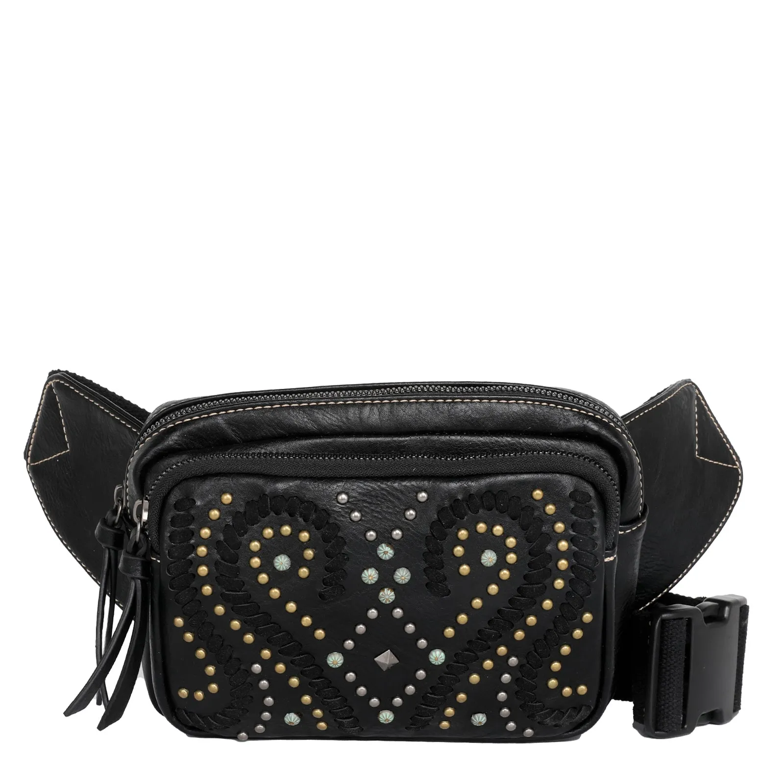 Montana West Whipstitch Collection Fanny Pack