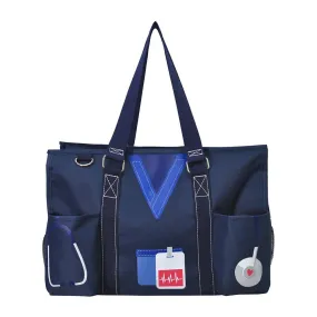 Navy Nurse Life NGIL Zippered Caddy Organizer Tote Bag