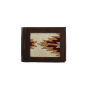 Nocona Aztec Rug Brown Bifold Wallet