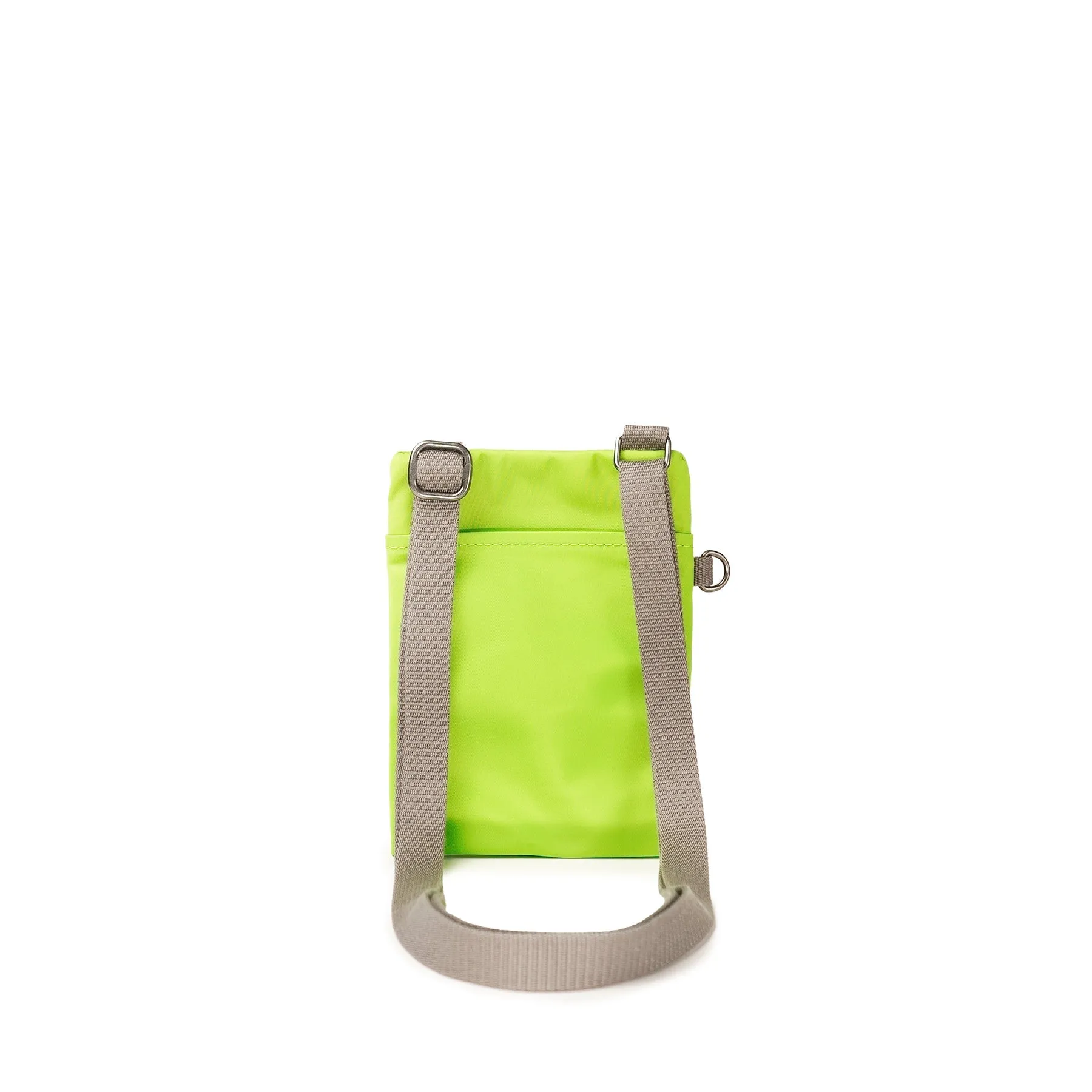 ORI Chelsea Recycled Nylon Crossbody Extra Pocket Bag – Lime