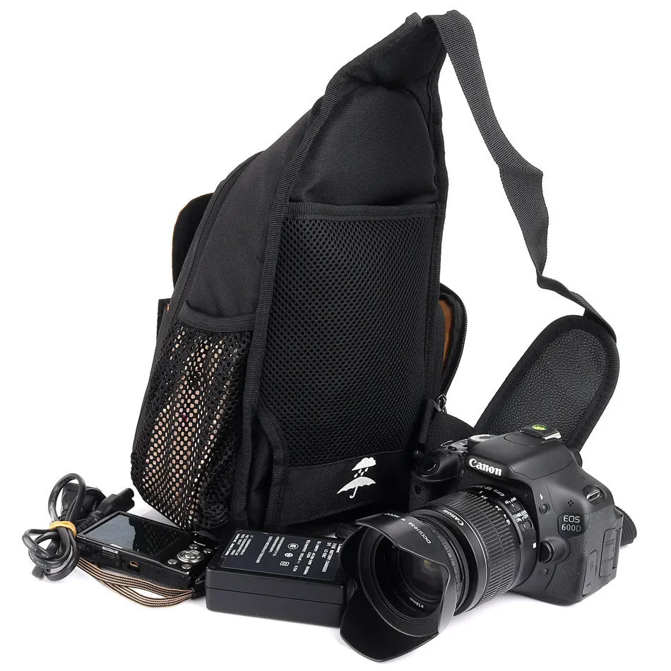 Outdoor casual one-shoulder triangle camera bag for Nikon camera bag