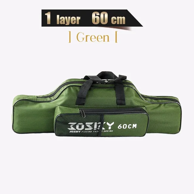 Oxford Cloth Multifunctional Large Capacity Fishing Rod Storage Bag  1/2/3 Layer