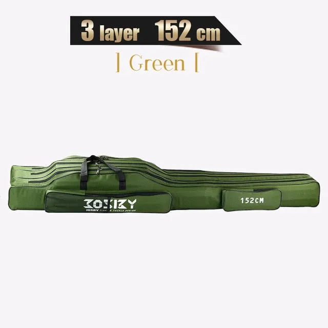 Oxford Cloth Multifunctional Large Capacity Fishing Rod Storage Bag  1/2/3 Layer