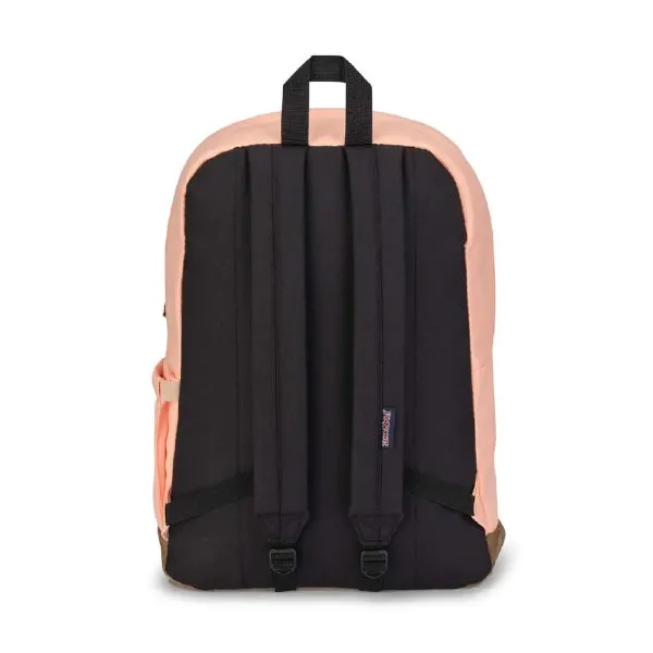 PEACH PLAIN JANSPORT BACKPACK