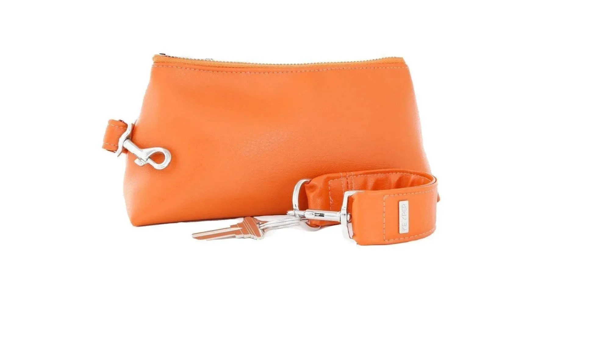 Persimmon Vegan Leather 2-Piece Wristlet Set