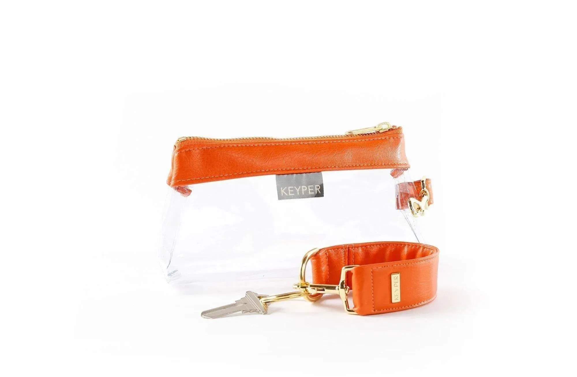 Persimmon Vegan Leather 2-Piece Wristlet Set