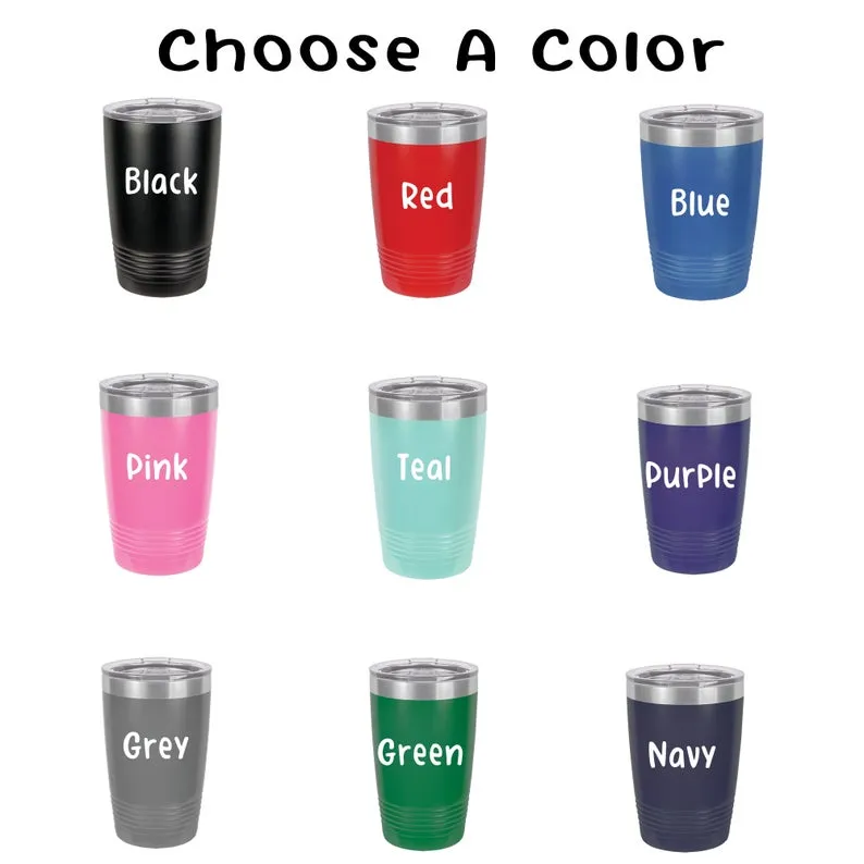 Personalized fishing tumbler