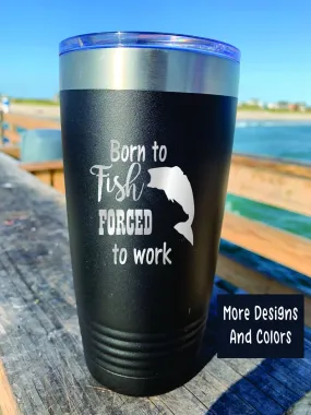 Personalized fishing tumbler